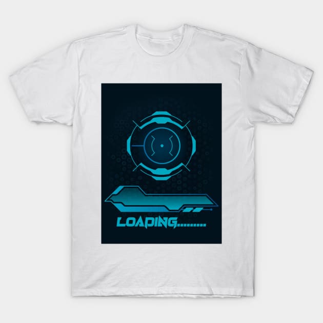 Futuristic loading T-Shirt by Fashionlinestor